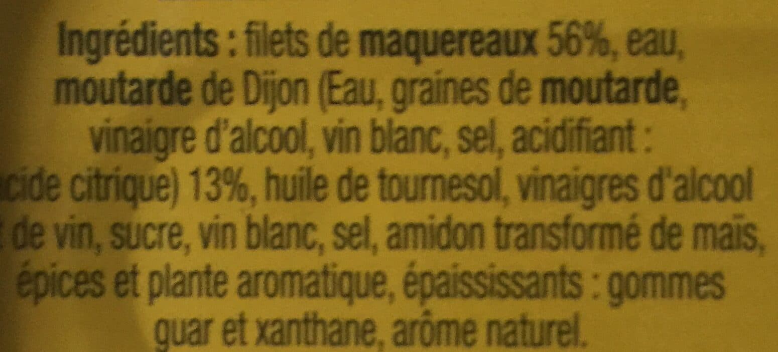 Connétable Filets de maquereaux à la moutarde de Dijon packshot