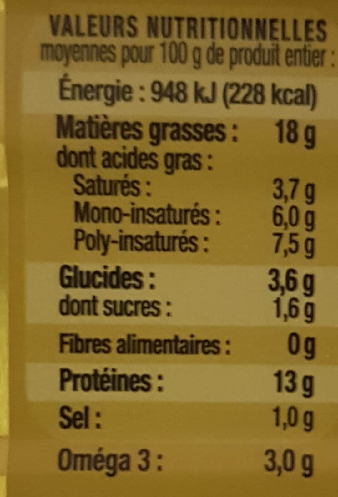 Connétable Filets de maquereaux à la moutarde de Dijon packshot