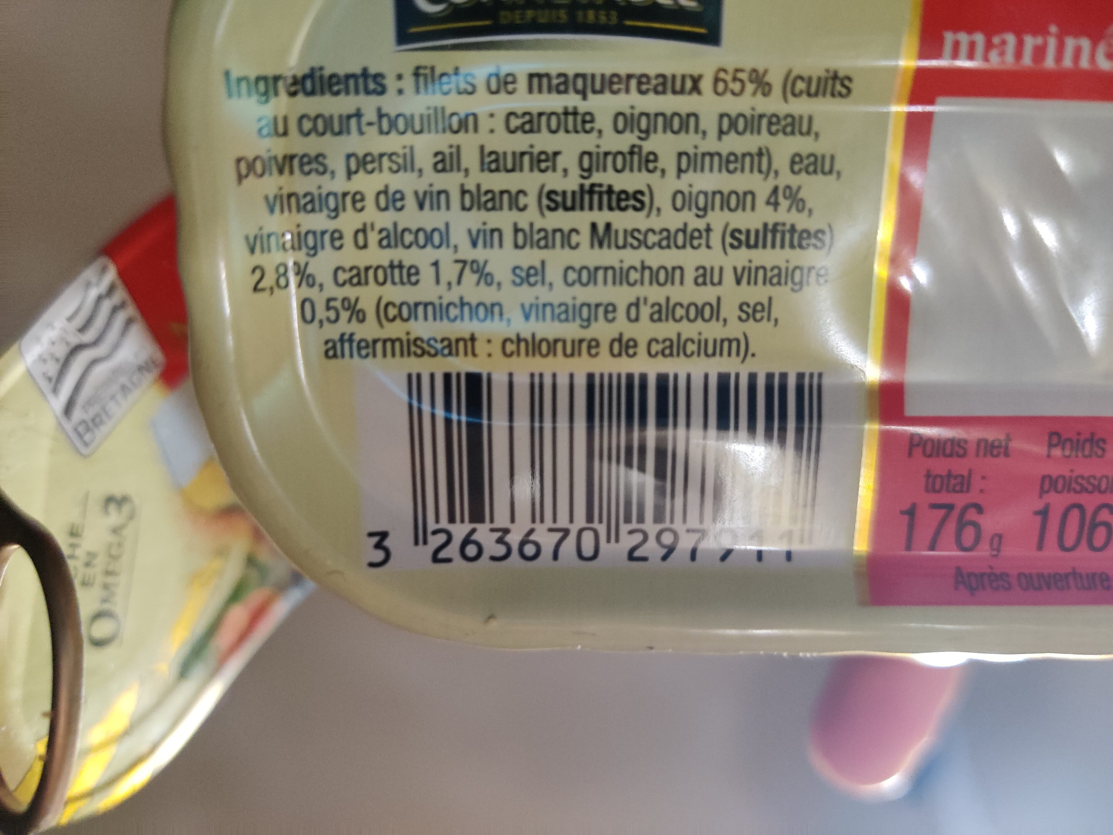 Connétable Filets De Maquereaux - Au Muscadet packshot