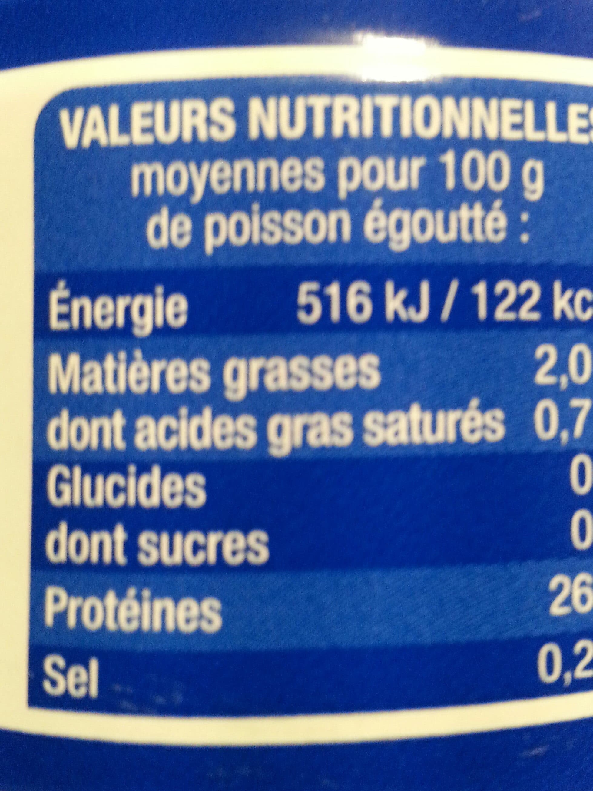 Phare d'Eckmühl Thon Albacore au naturel à teneur réduite en sel packshot