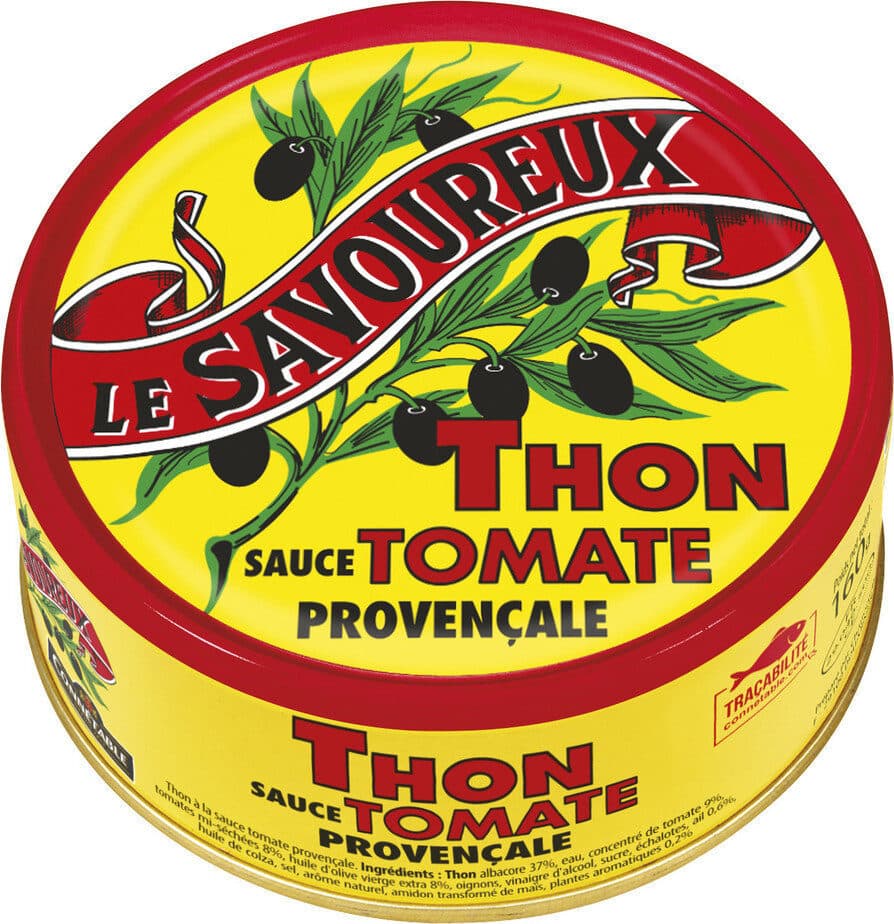 Connétable 1/5 Thon sauce tomate Provençale 160g LE SAVOUREUX packshot
