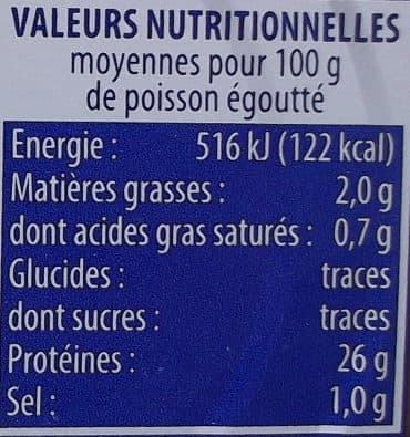 Connétable Thon entier naturel packshot