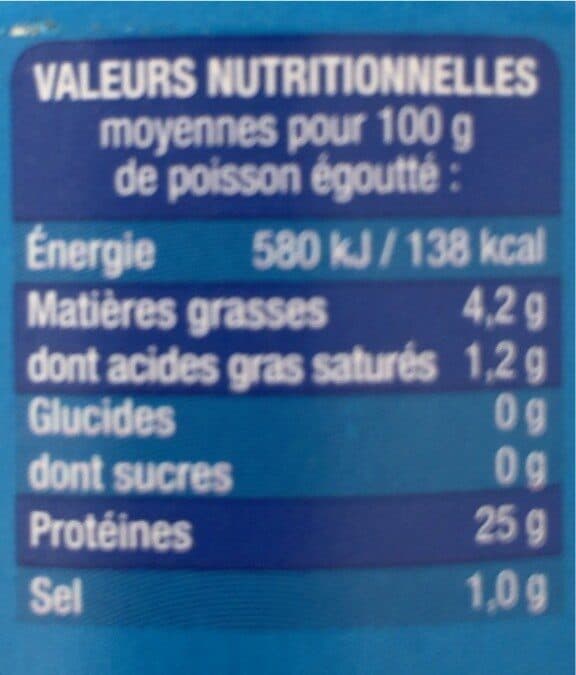 Phare d'Eckmühl Thon blanc pêché a la ligne au naturel packshot