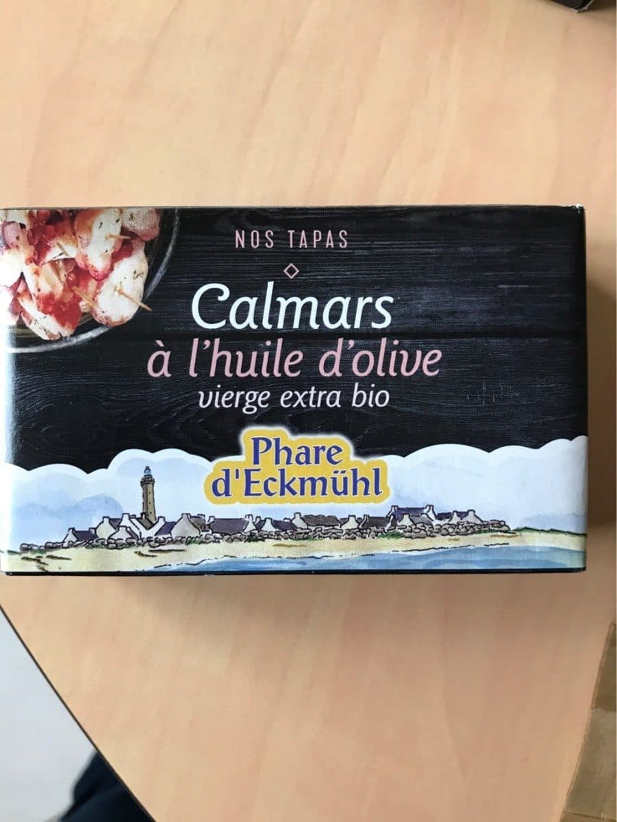 Phare d'Eckmühl Calamars à l'huile d'olive packshot