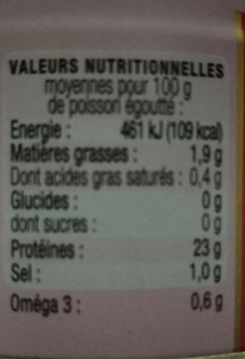 Connétable Saumon sauvage au naturel packshot