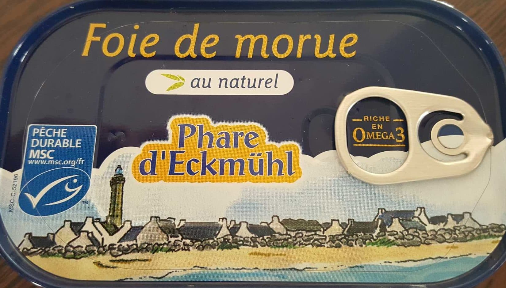 Phare d'Eckmühl Foie de morue packshot