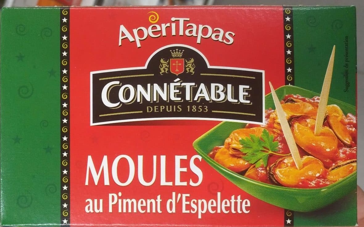 Connétable Moules au piment d'Espelette packshot
