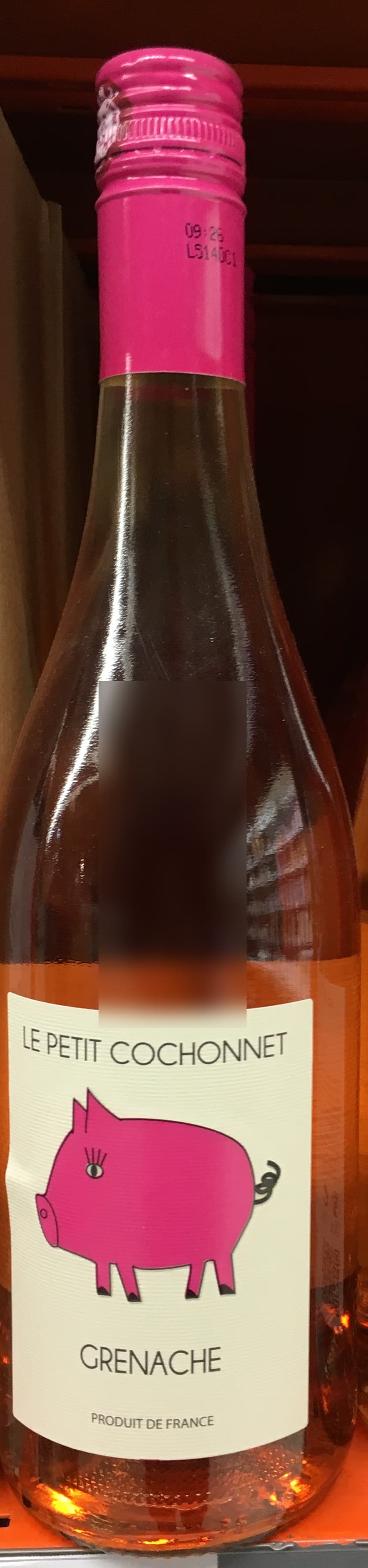 La Compagnie Rhodanienne Le Petit Cochonnet Grenache 2014 packshot