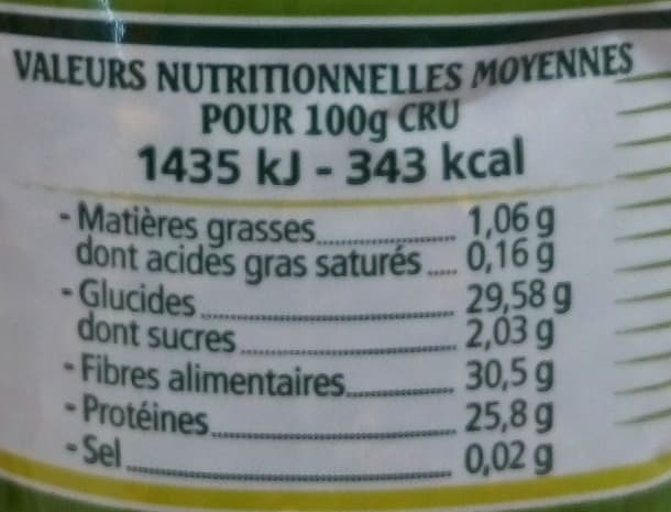Le Bon Semeur Lentilles vertes - 500 g - Le Bon Semeur packshot