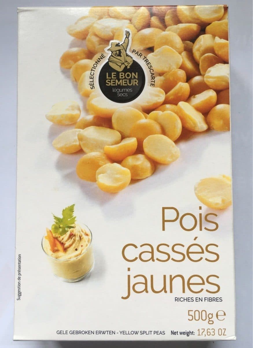 Le bon semeur Pois Cassés Jaunes packshot