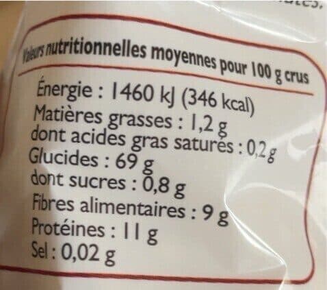 TRESCARTE Orge Perlé packshot