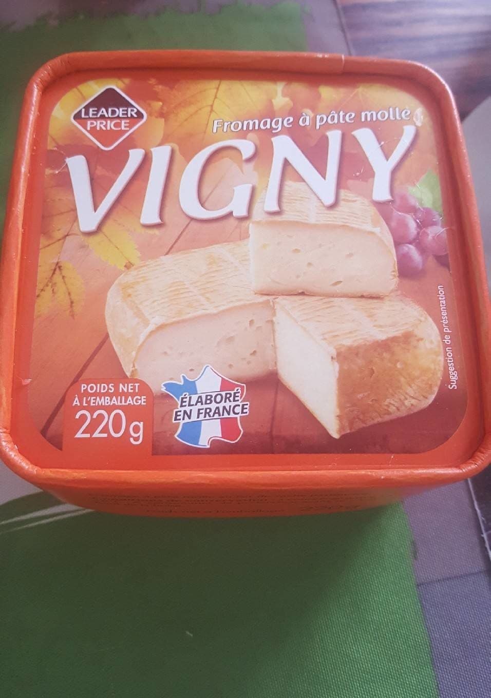 Leader Price Vingt fromage à pâte molle packshot
