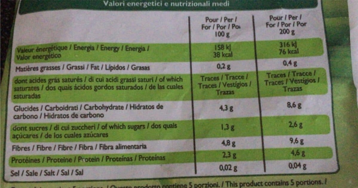 Leader Price Haricots verts extra-fins surgelés packshot