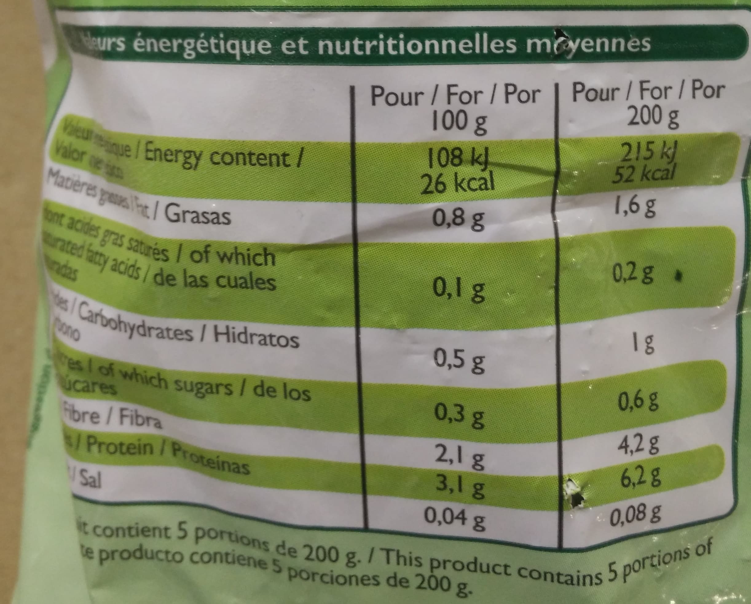 Leader Price Epinards en branches packshot