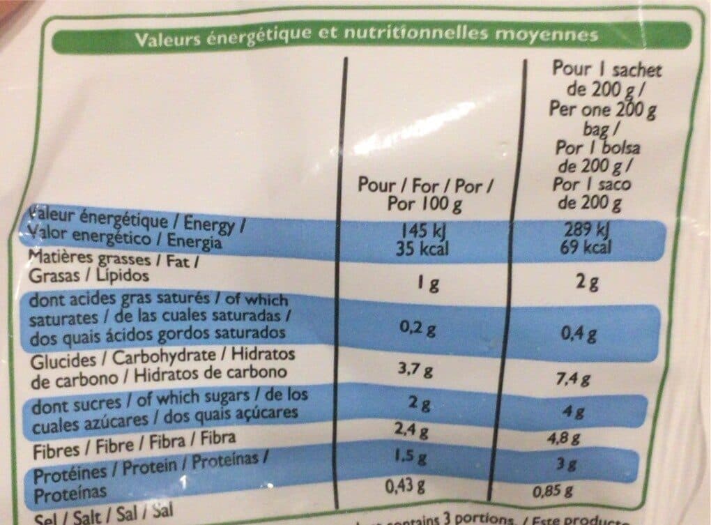 Leader Price Mes légumes minceurs packshot