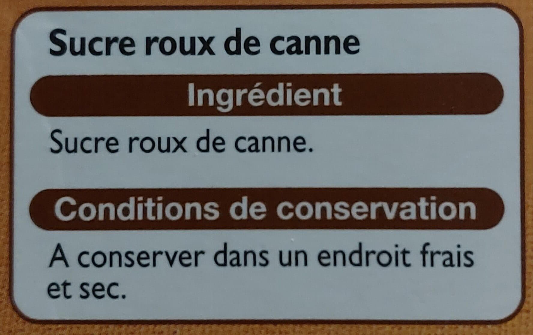 Leader Price Sucre roux de canne en poudre packshot