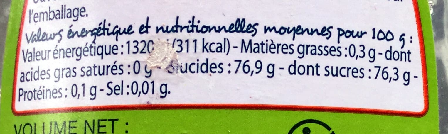 Leader Price Sirop d'agave bio packshot