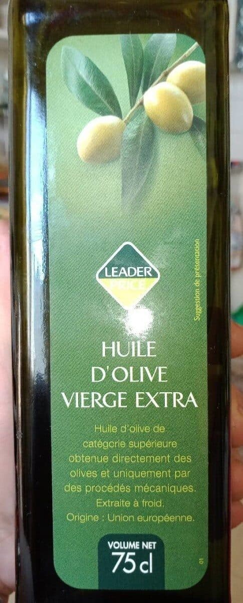 Leader Price Huile d'olive vierge extra packshot