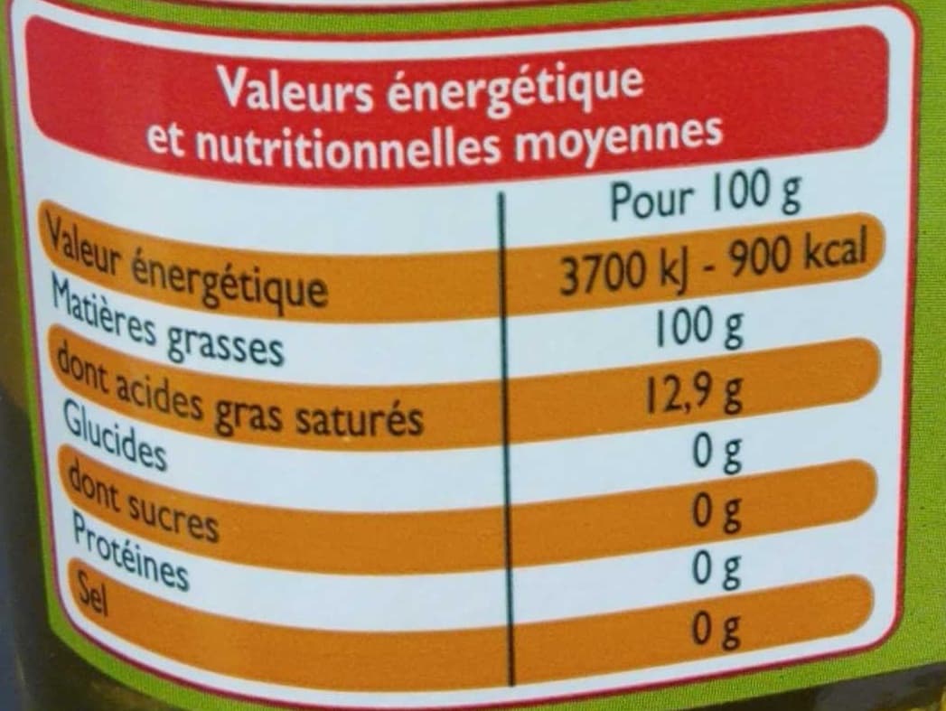 Leader Price Huile de pépins de raisin packshot
