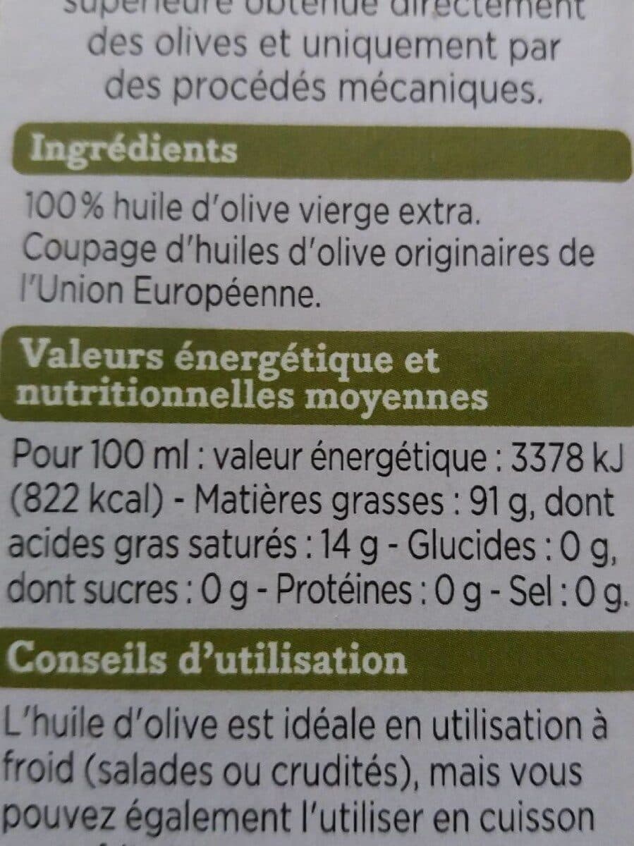 Franprix huile olive extra vierge packshot
