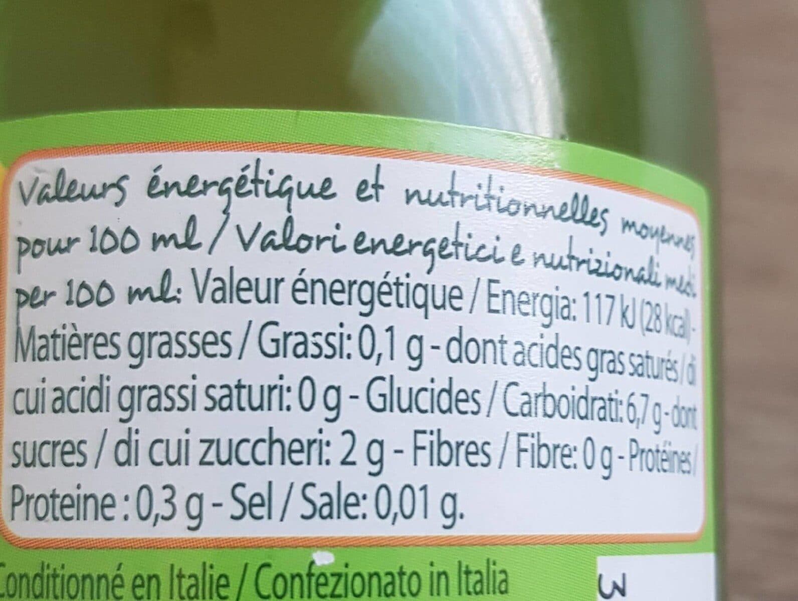 Leader Price Jus de citron bio packshot