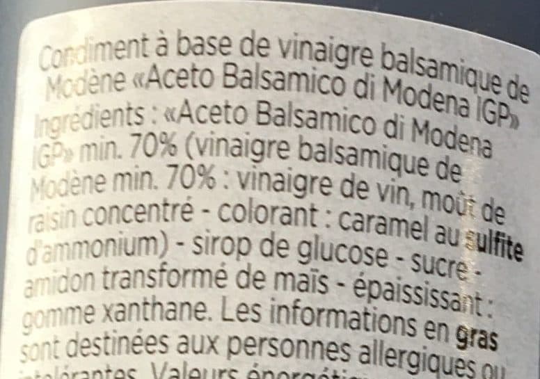 Franprix creme de vinaigre balsamique packshot