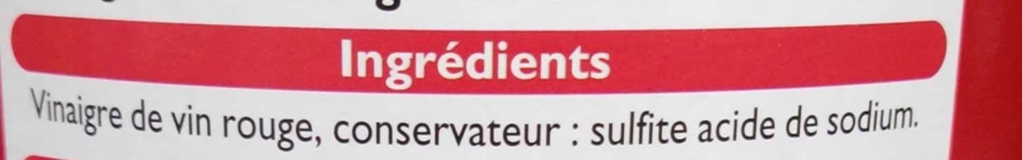 Leader Price Vinaigre de vin rouge packshot