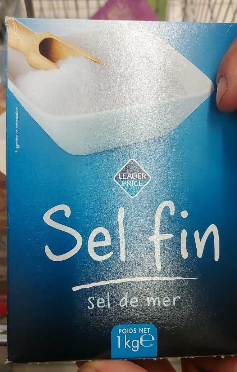 Leader Price Sel fin packshot