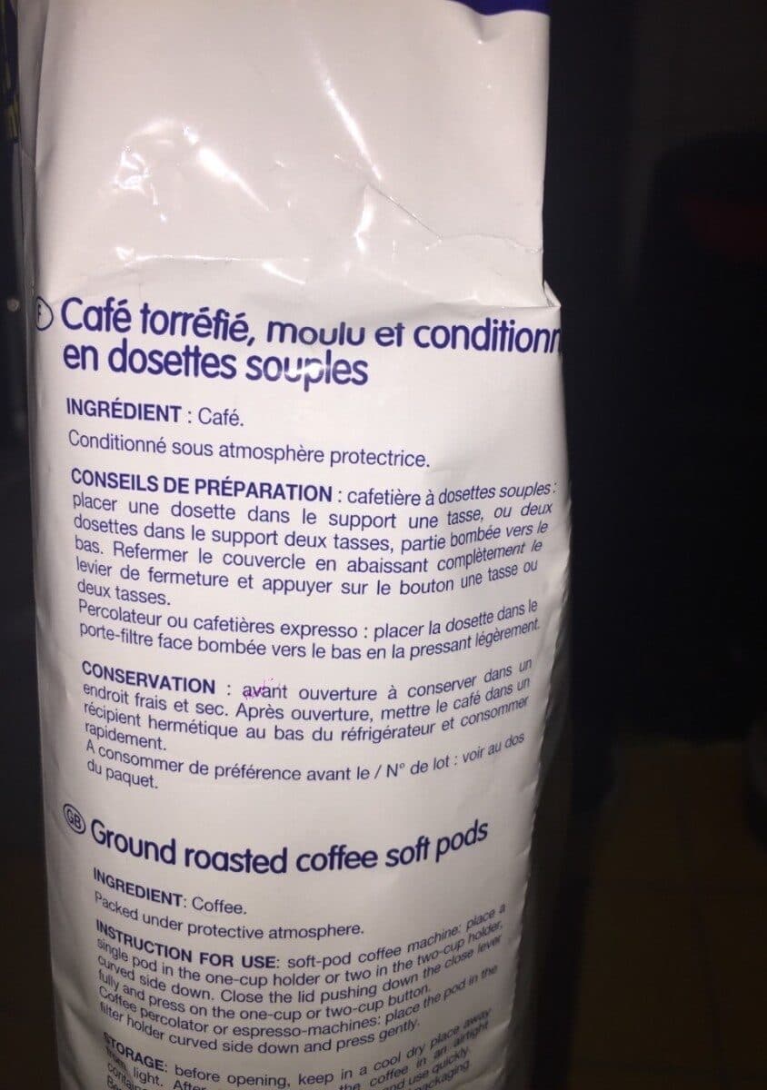 Open Food Facts Café packshot