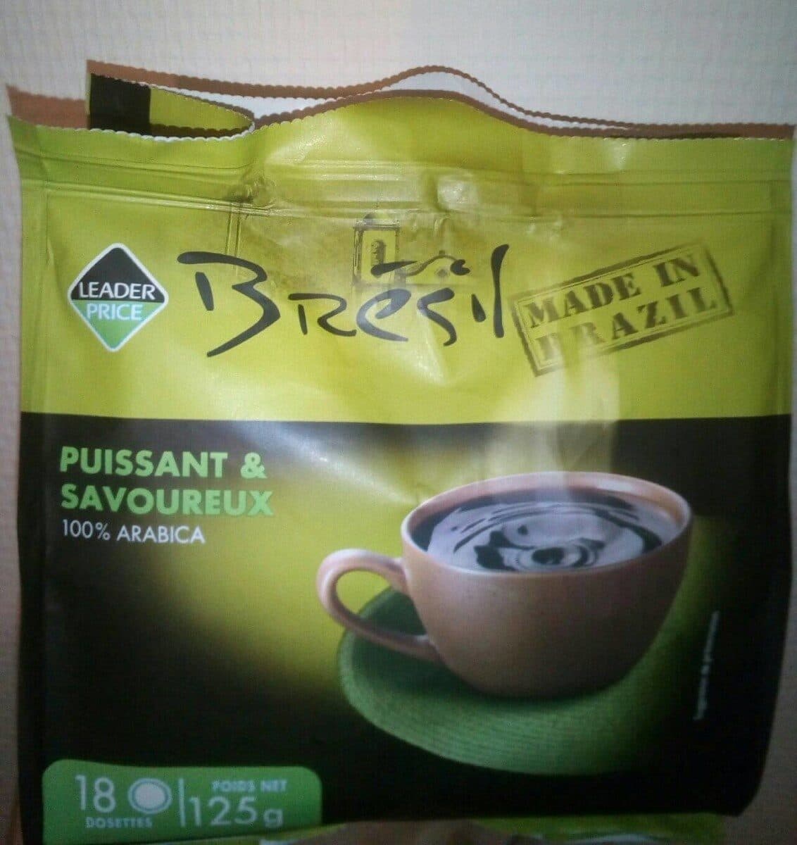 Leader Price Café Brésile packshot