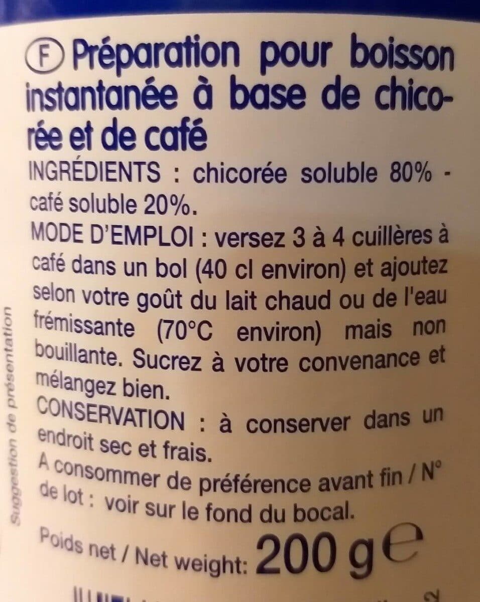 Le prix gagnant Chicorée café soluble, Marque Leader Price packshot
