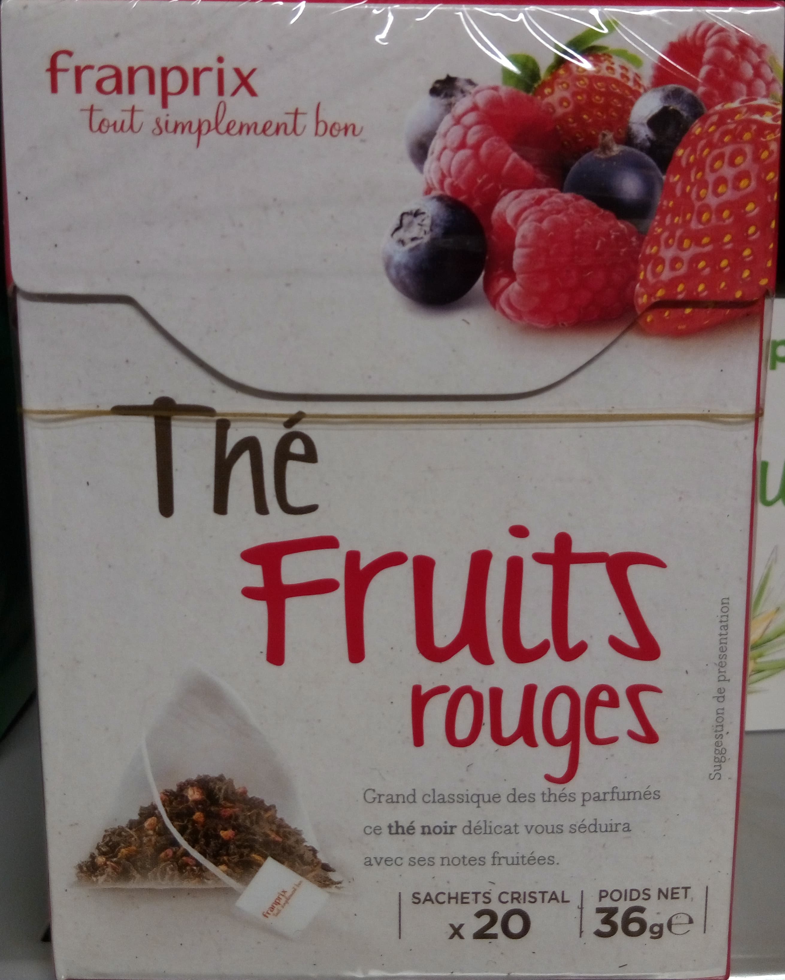 Franprix Thé fruits rouges packshot