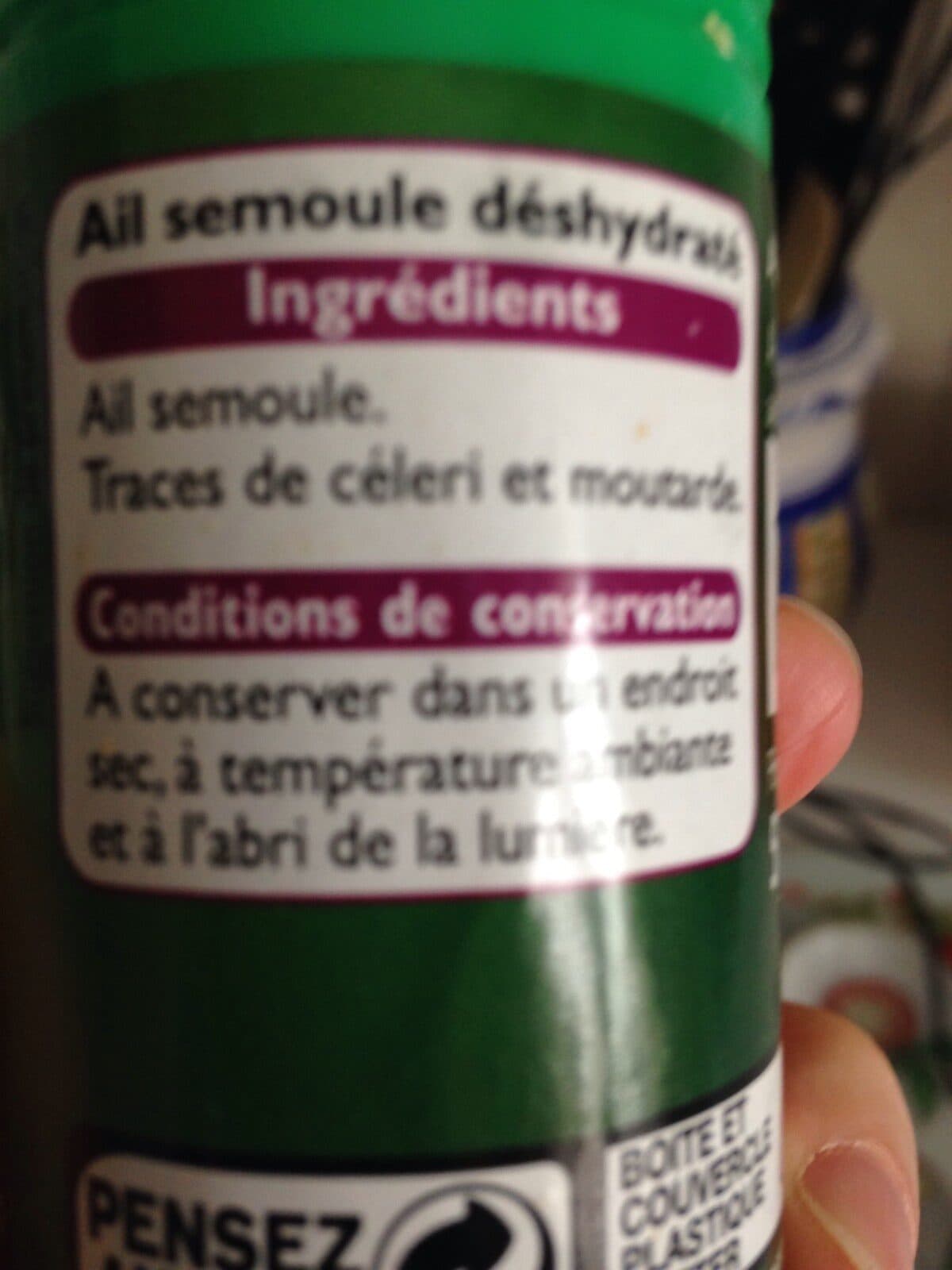 Leader Price Ail Semoule packshot