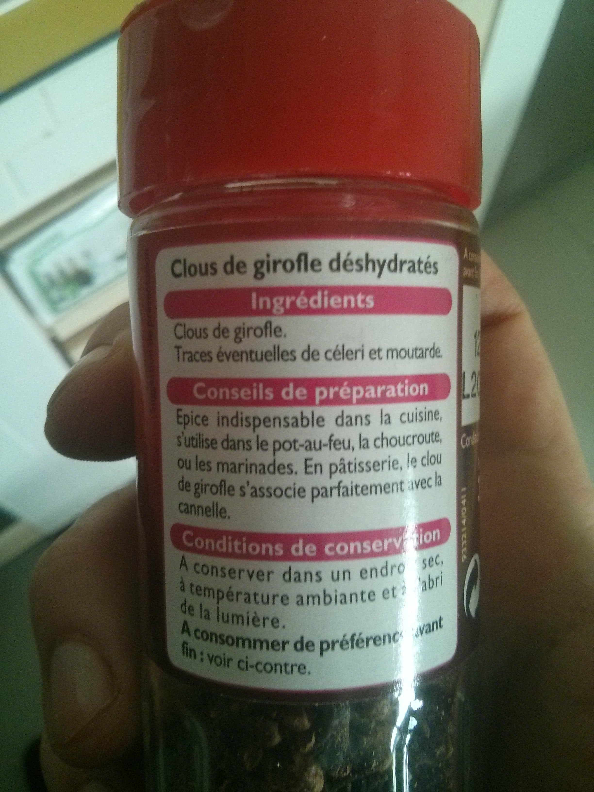 Leader Price Clous de girofle packshot