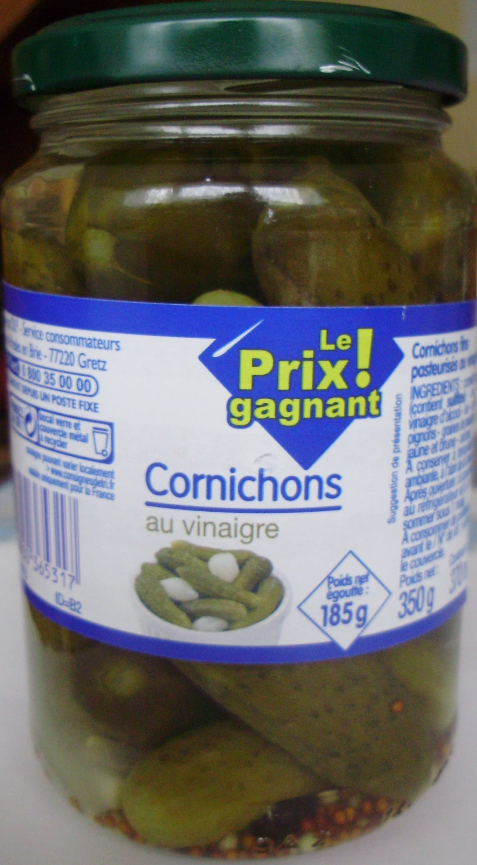 DLP (Distribution Leader Price) Cornichons au vinaigre packshot