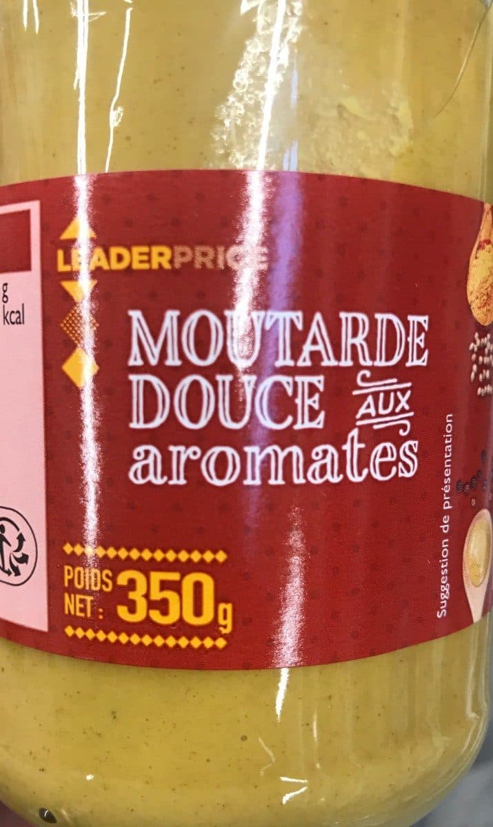 Leader Price Moutarde douce aux aromates packshot
