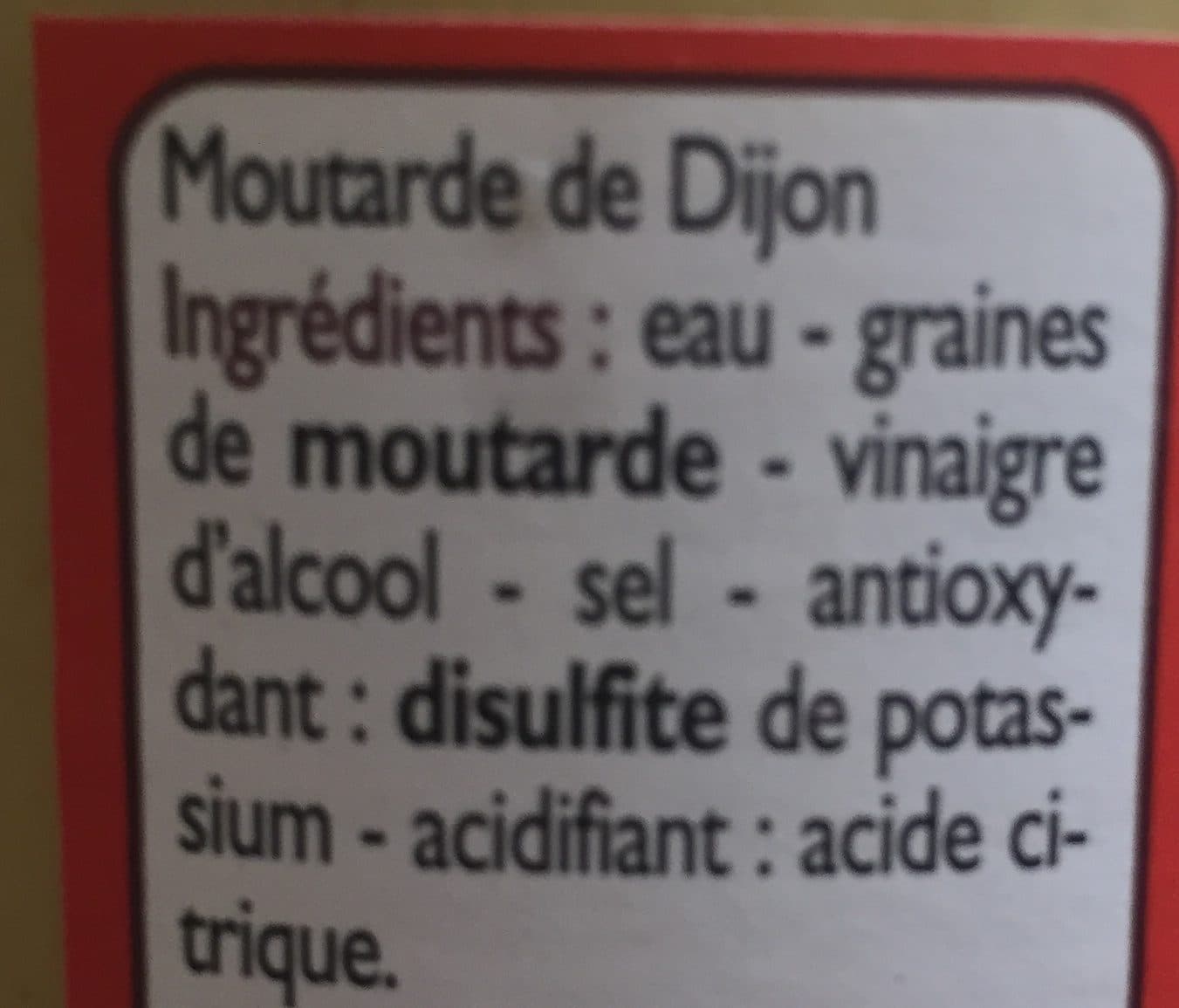 Leader Price Moutarde de Dijon leader price packshot