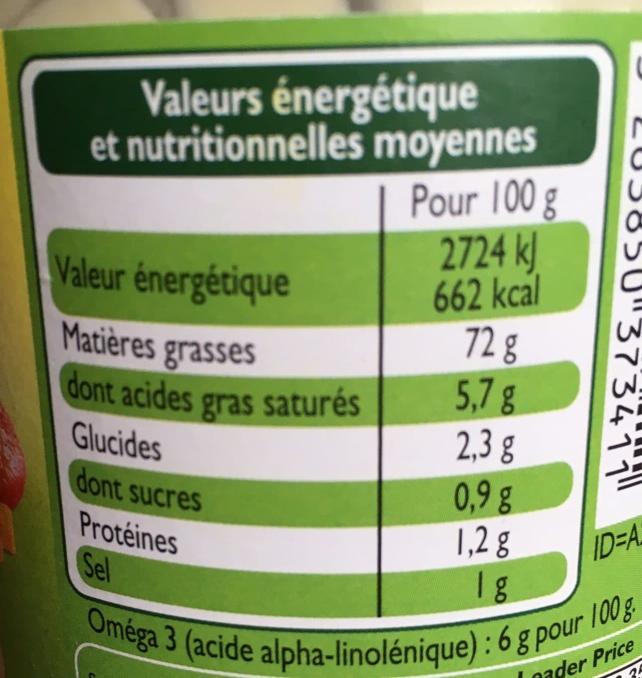 Leader Price Mayonnaise a la moutarde de Dijon packshot