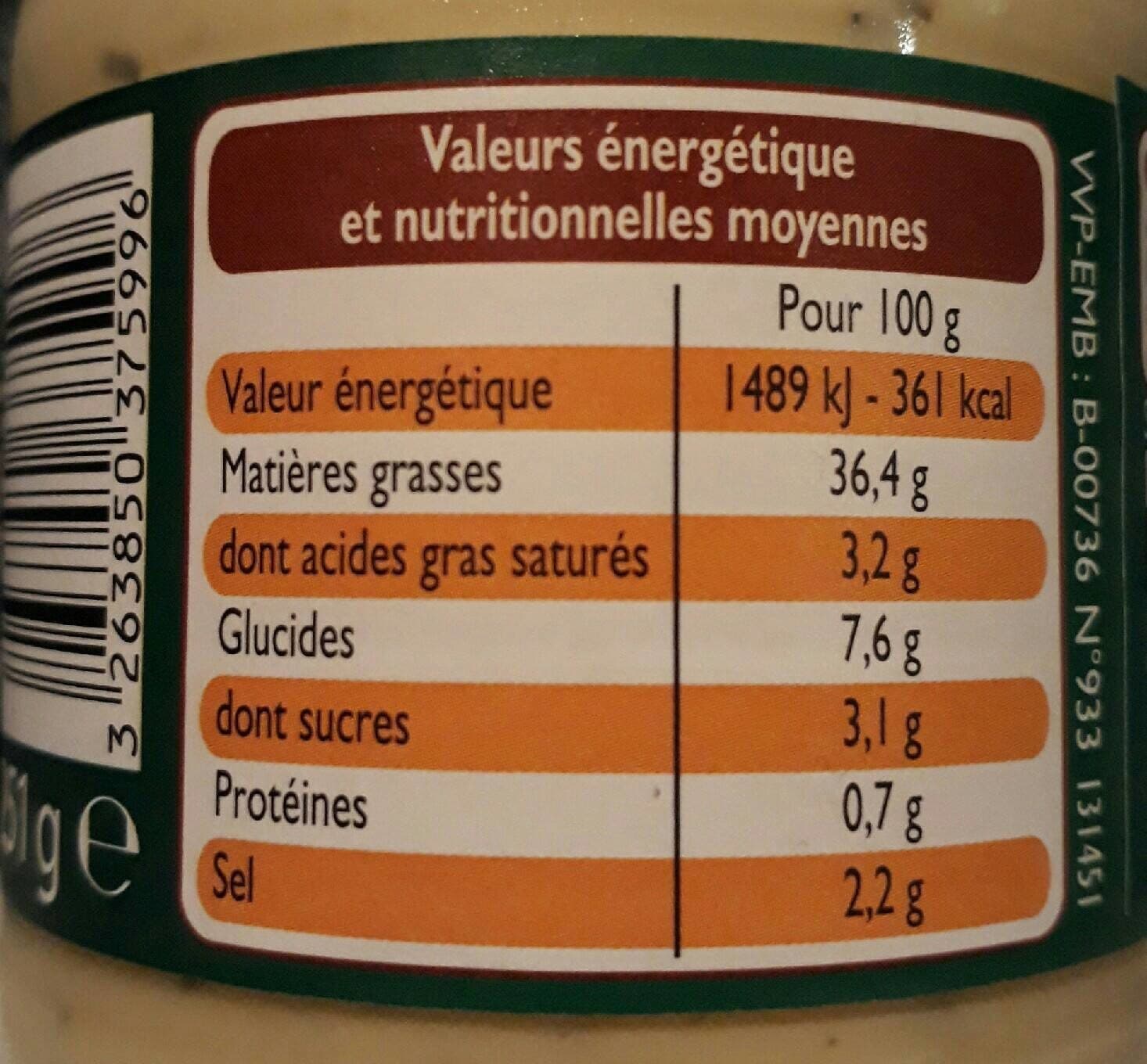 Leader Price Sauce béarnaise packshot