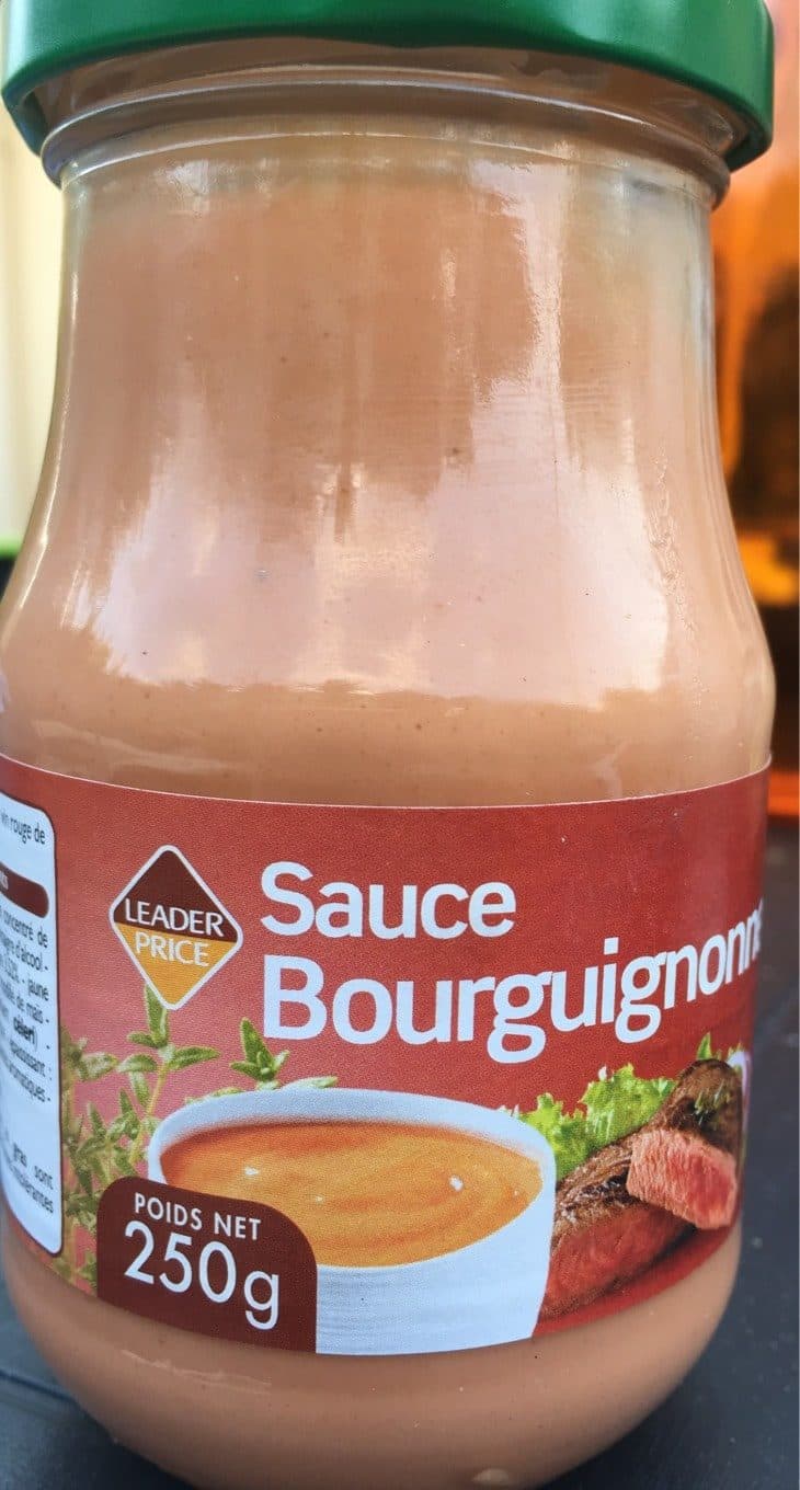Leader Price Sauce Bourguignonne packshot