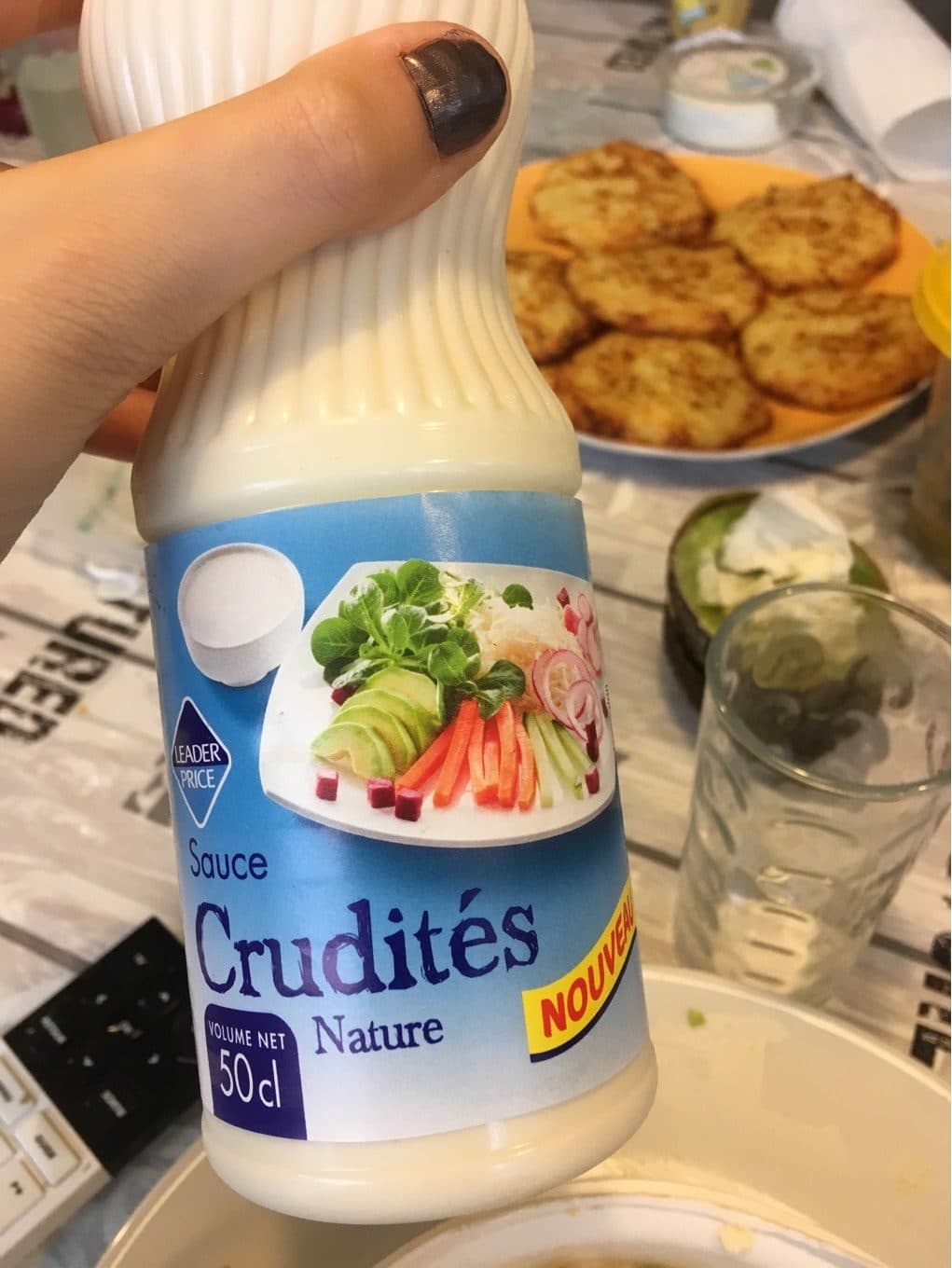 Leader Price Sauce crudites nature packshot