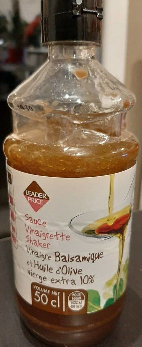 Leader Price Sauce Vinaigrette à l'huile d'olive et Vinaigre Balsamique packshot