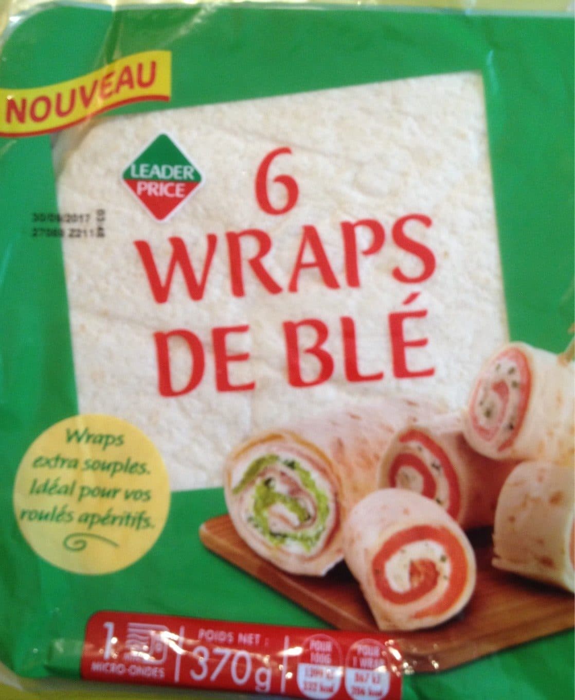 Leader Price Wraps de Blé packshot