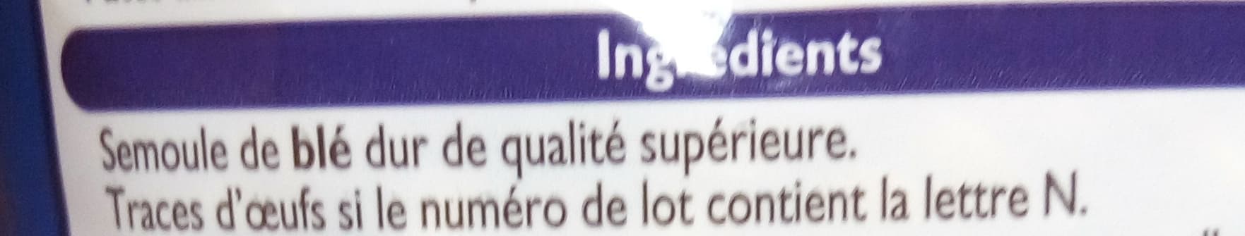 Leader Price Torti cuisson rapide 3 mn packshot