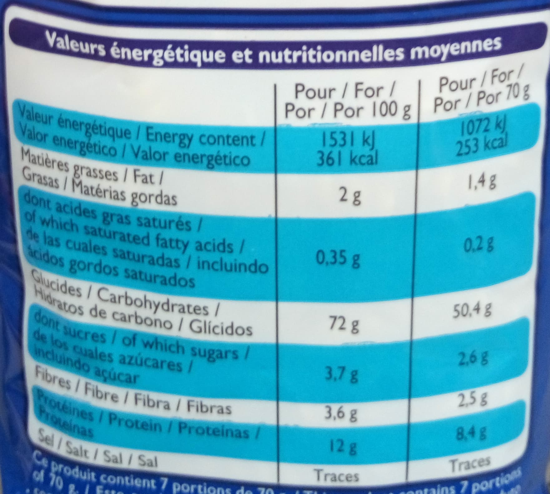 Leader Price Torti cuisson rapide 3 mn packshot
