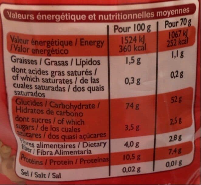 Leader Price Pâtes, Forme Torti, 1 Kilo, Marque Leader Price packshot