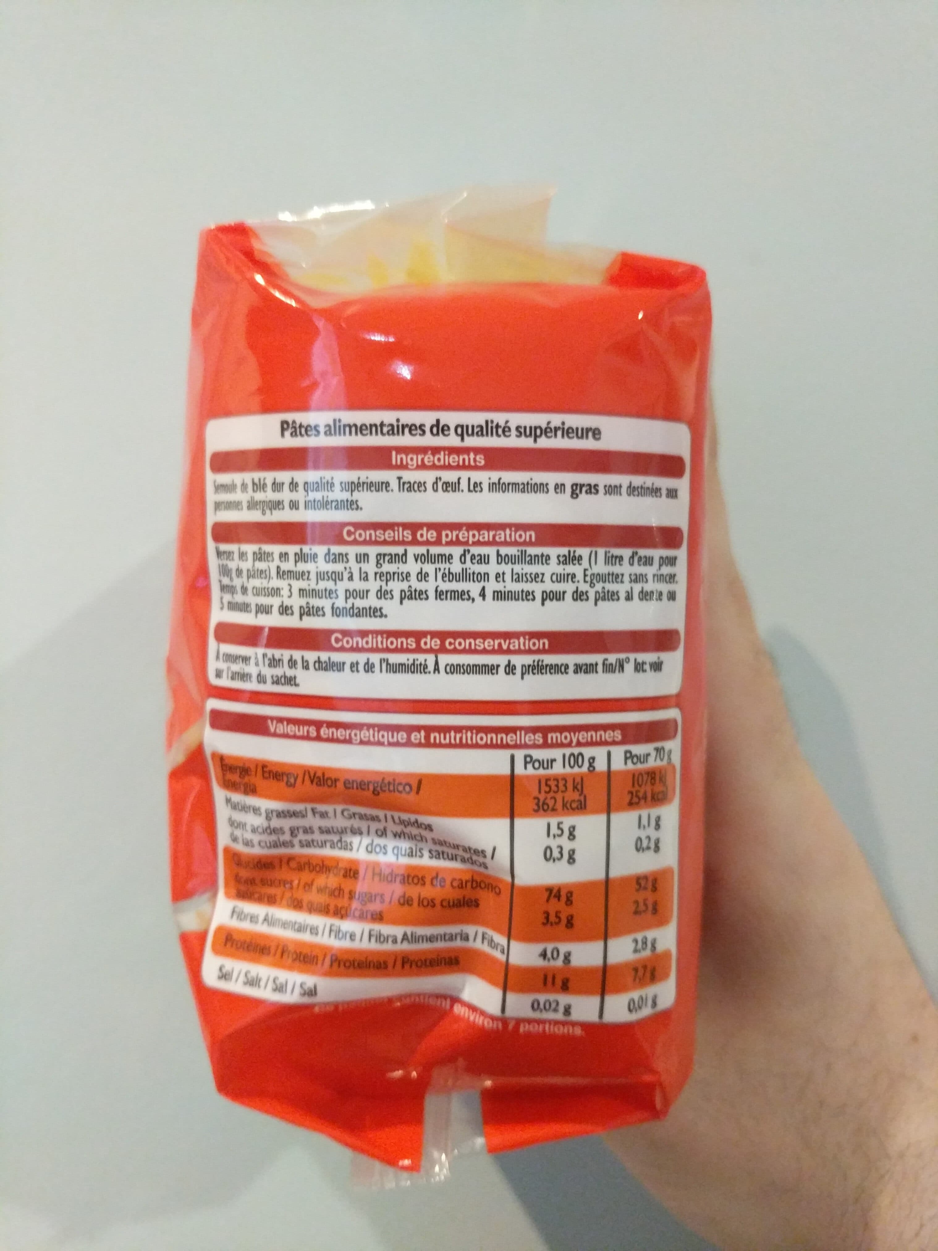 Leader Price Nouilles packshot