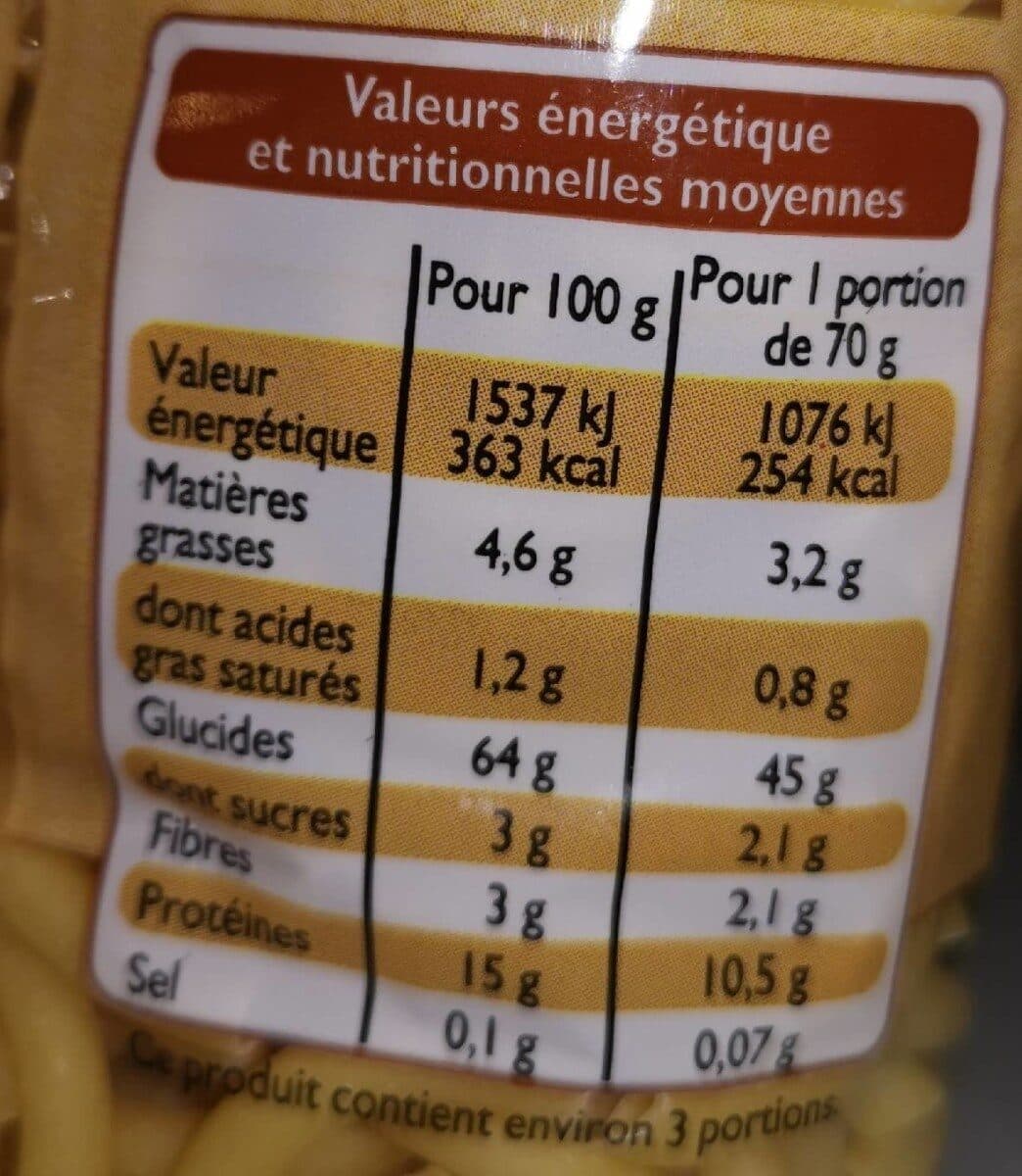 Leader Price Macaroni pâtes d Alsace aux 7 œufs frais packshot