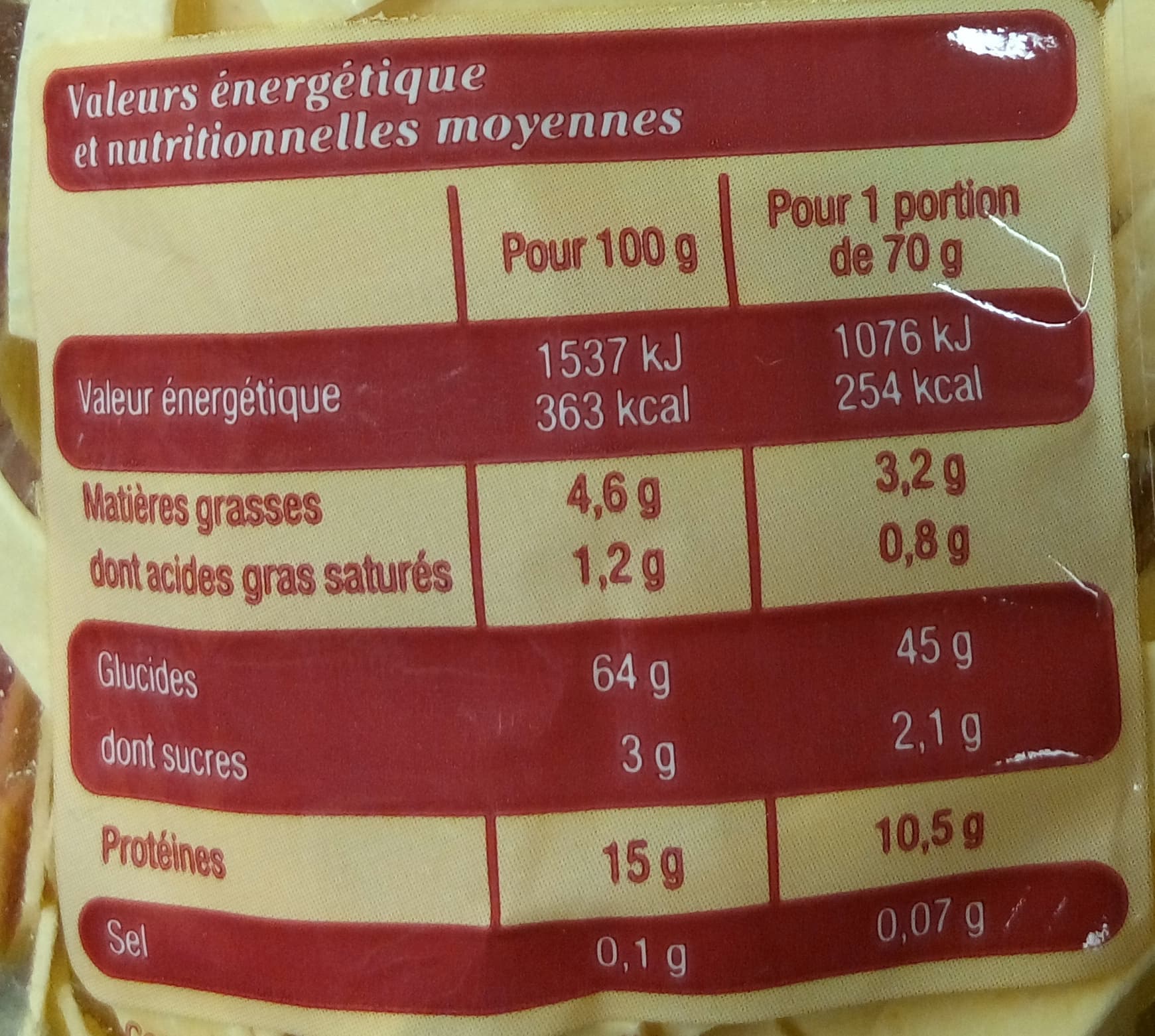 Leader Price Sélection de nos Régions Nids à l'ancienne Pâtes à l'Alsace aux œufs packshot