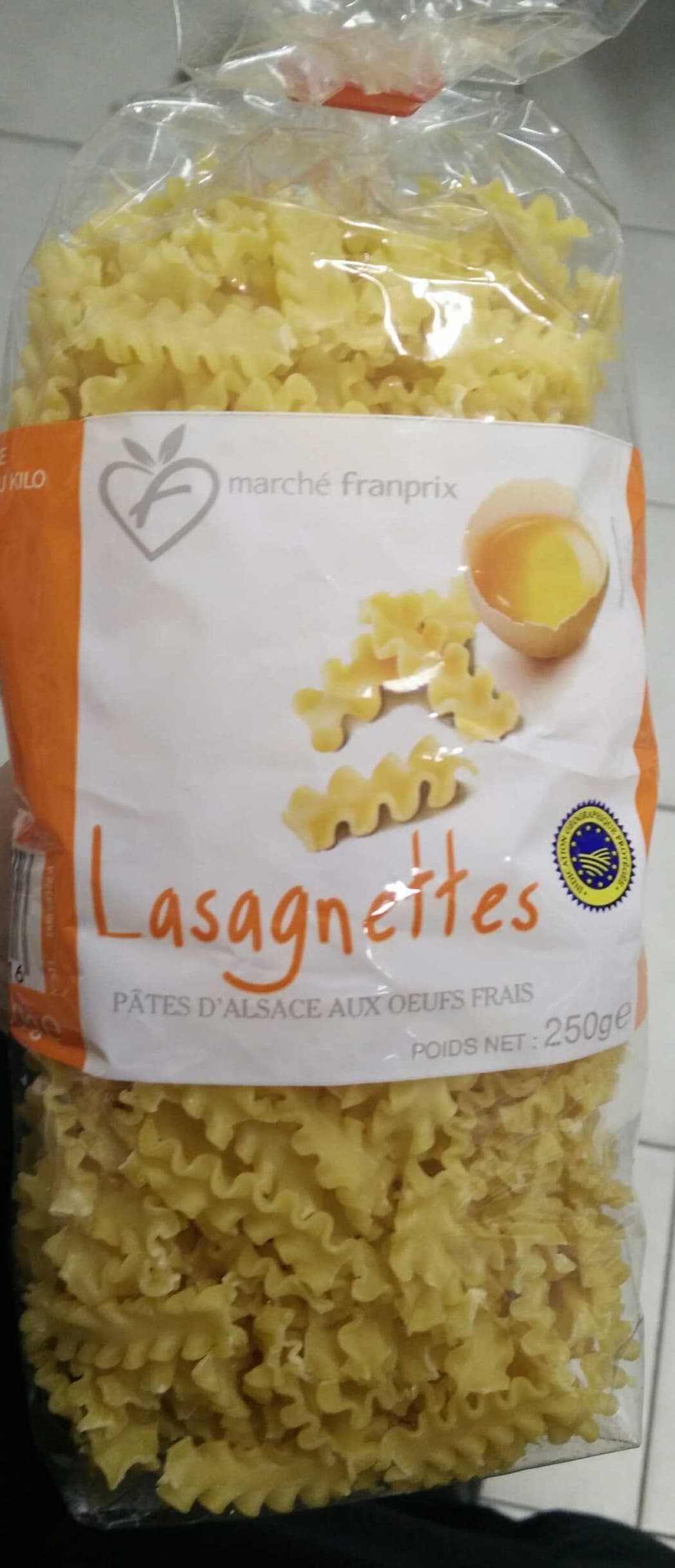 Marché Franprix Lasagnettes packshot
